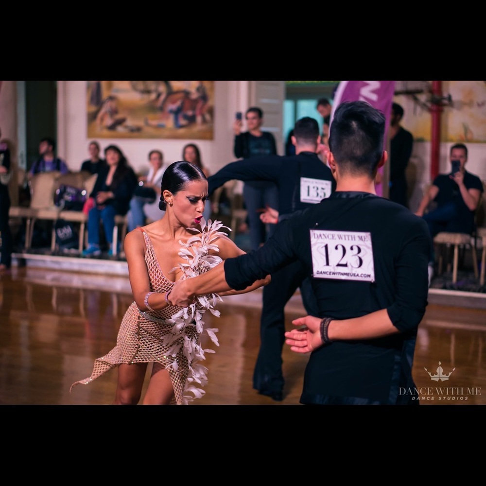 Beautiful Latin competition dress